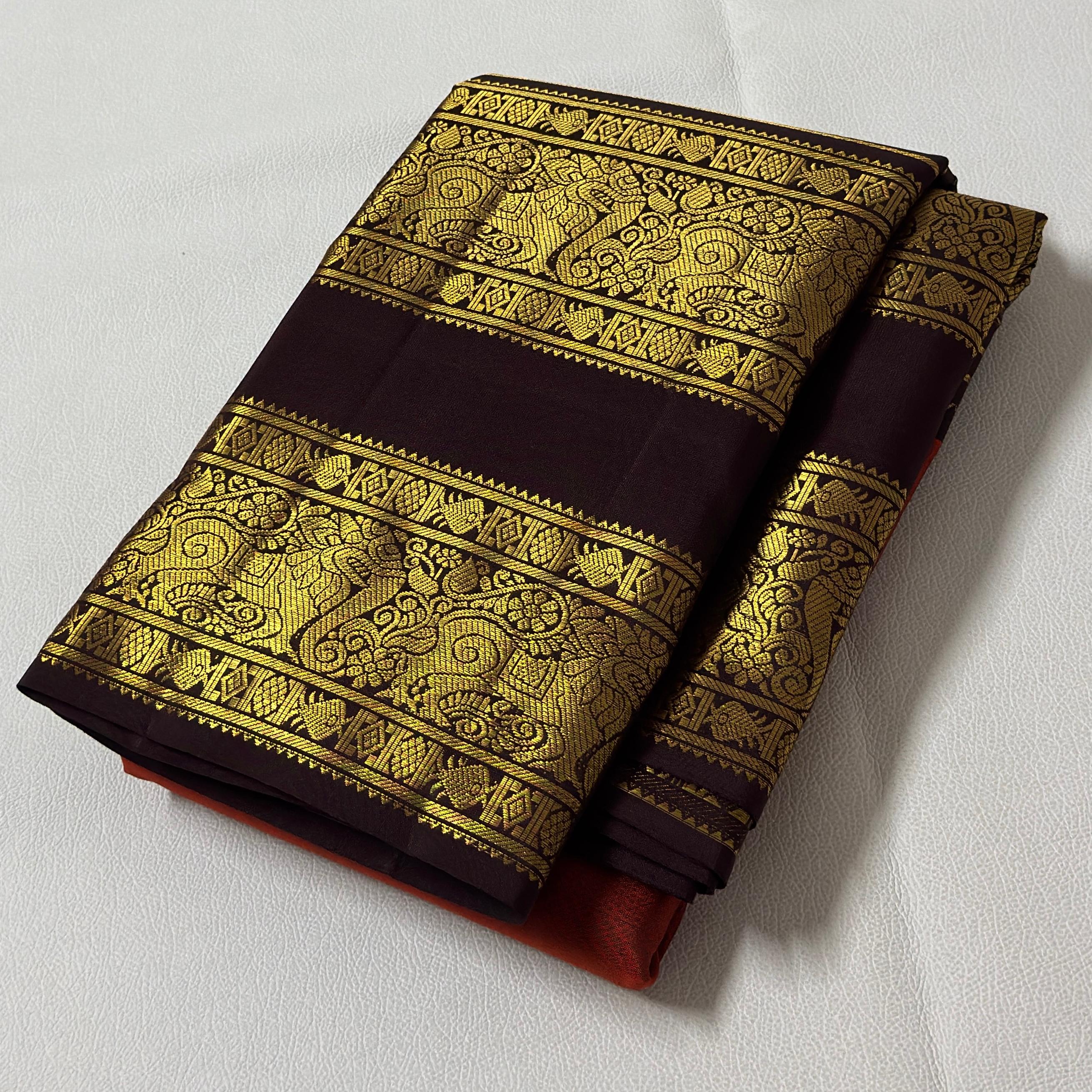 Raja Parampara: Traditional Silk Sarees with Grand Zari Borders