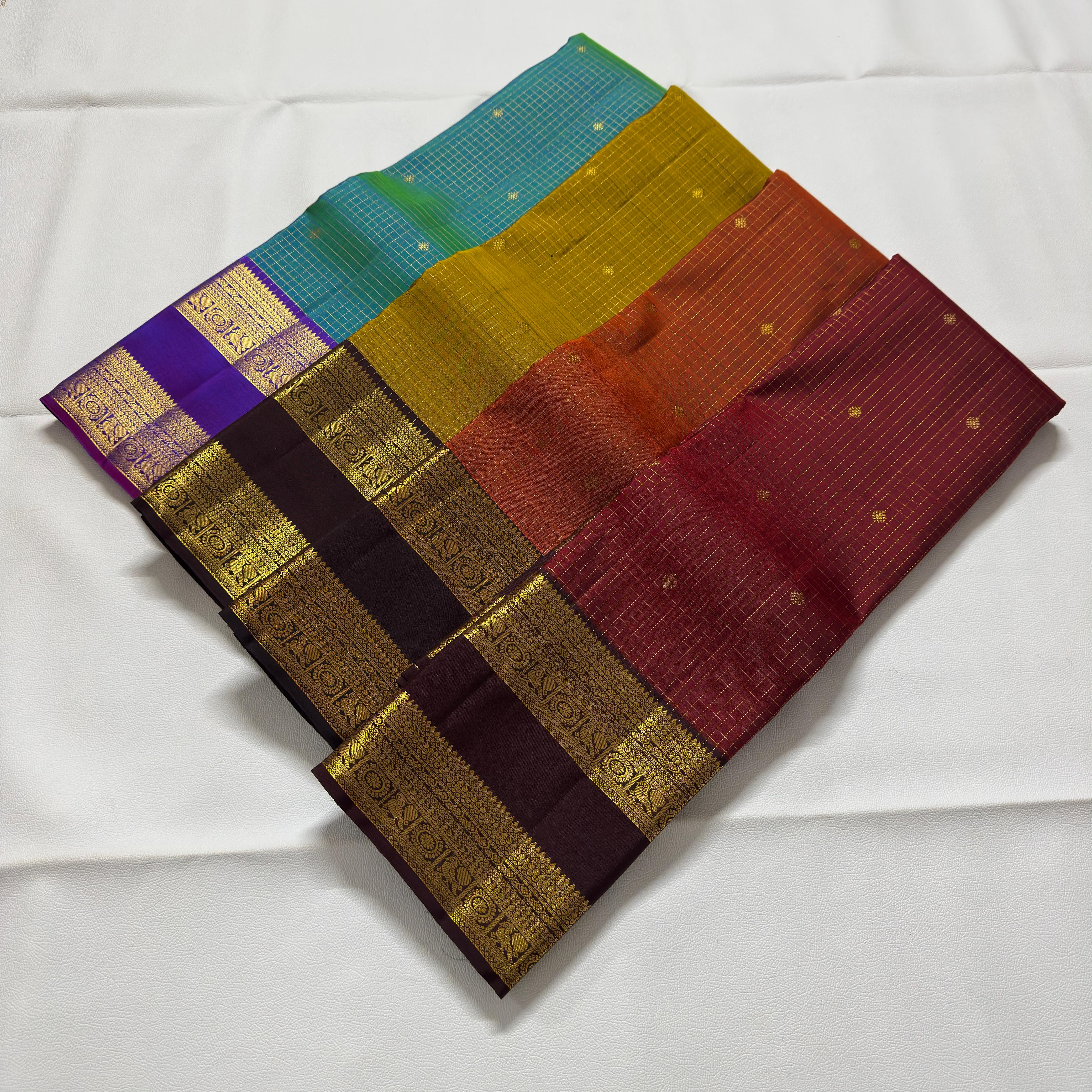 Raja Leela: Pure Silk Saree with Traditional Zari Border