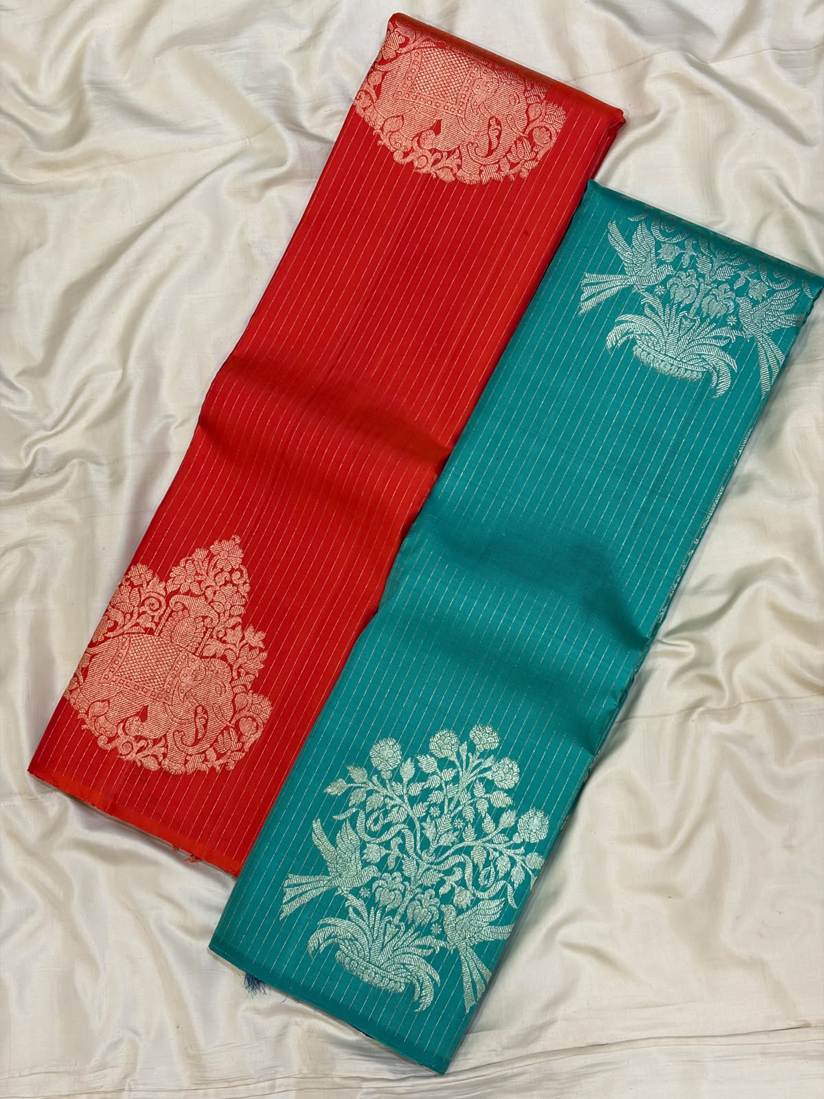 Flora Grandeur: The Kanchi Pure Soft Silk Collection.
